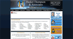 Desktop Screenshot of haskelthompson.com