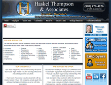 Tablet Screenshot of haskelthompson.com